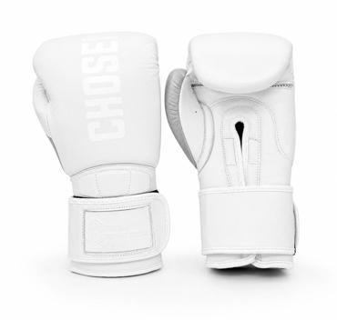 Chosen Supergel Premium Boxing Gloves-white/silver